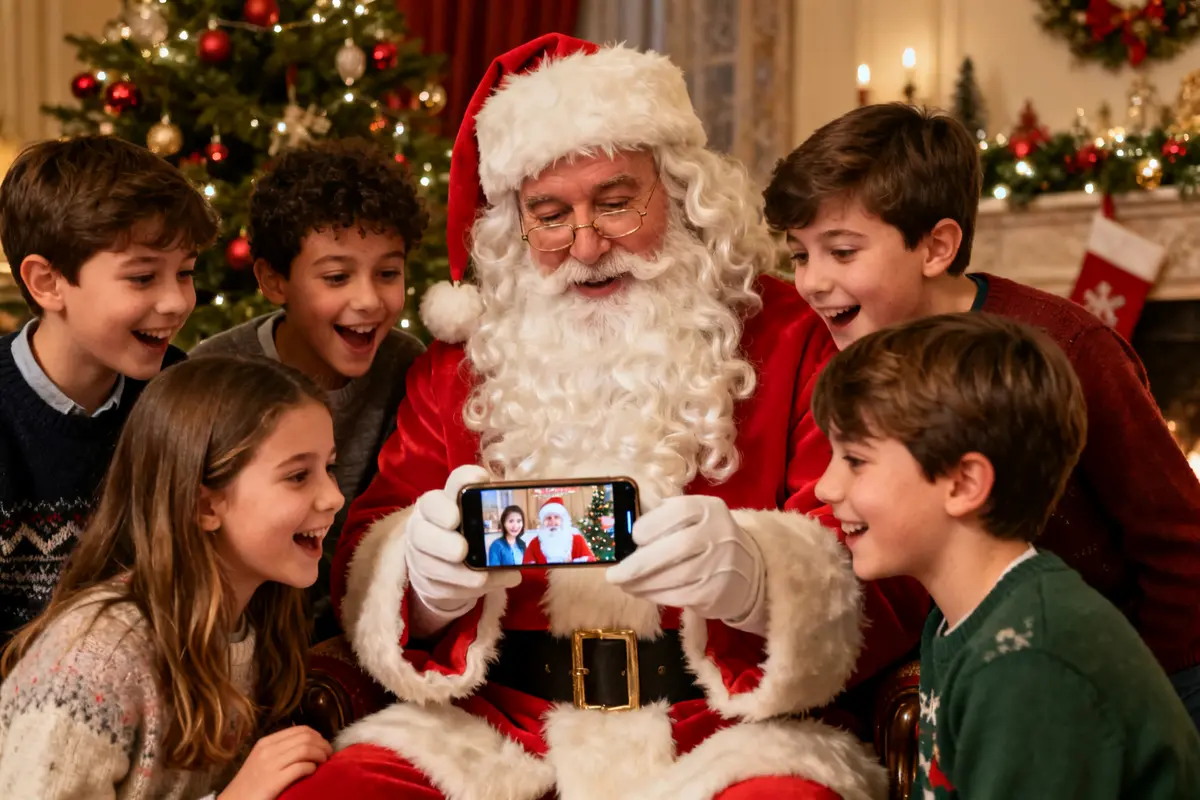 Pere Noel message personnel : Créez votre vidéo personnalisée